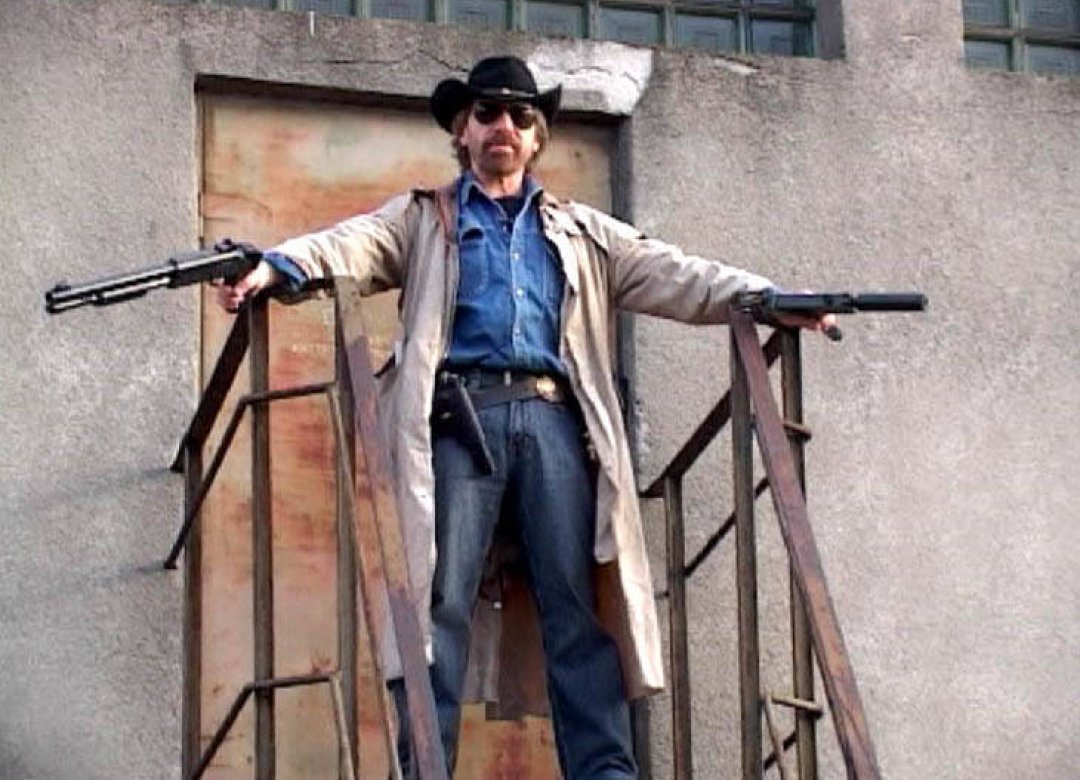 In the shadow of Chuck Norris